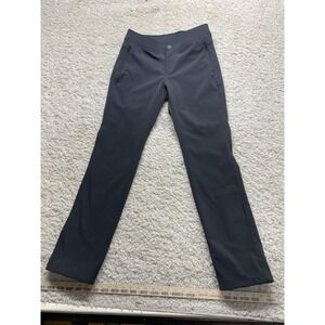 kuhl frost softshell Fleece Lined pants Women's Size 8 Black EUC 32x32